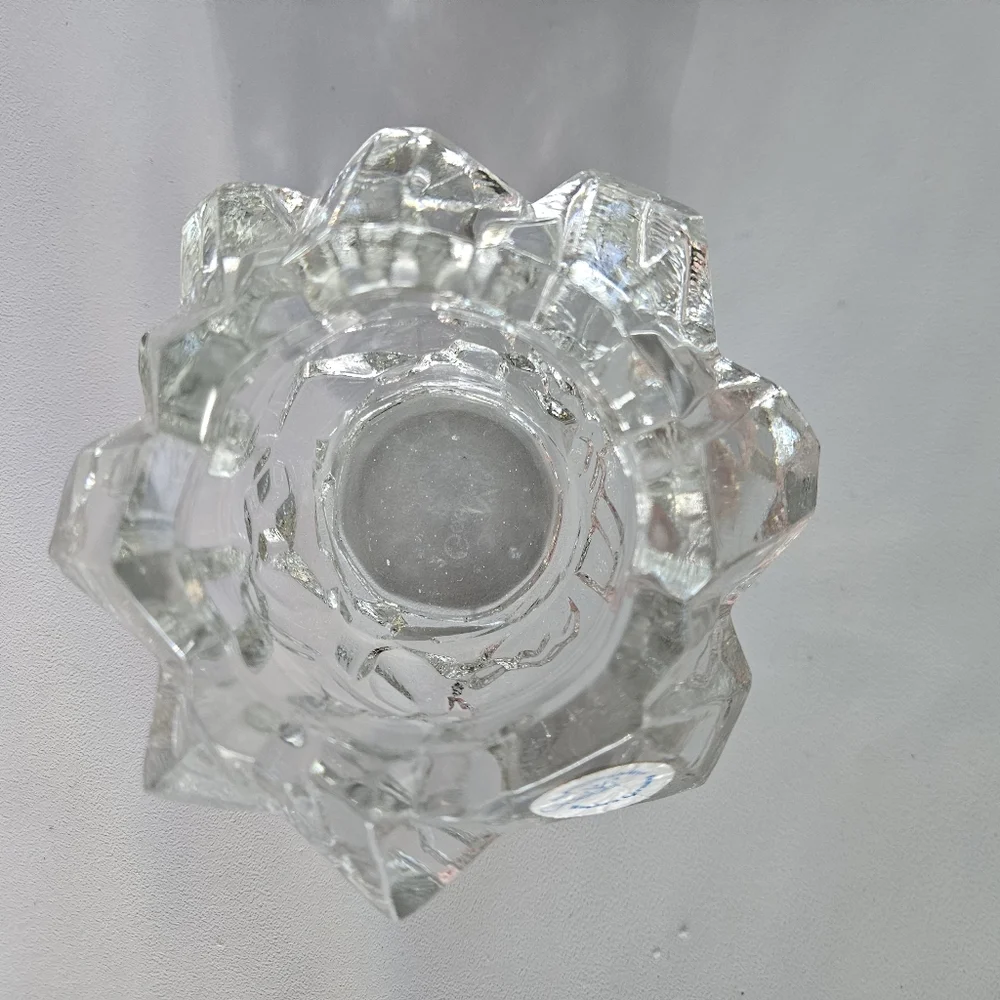 GOEBEL Charlottenhutte Ice Lead Crystal Votive Candle Holder | SZ4.5